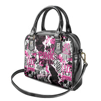 Pink Power Graffiti Shoulder Handbag Breast Cancer Awareness - Wonder Print Shop