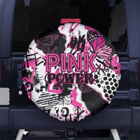 Pink Power Graffiti Spare Tire Cover Breast Cancer Awareness - Wonder Print Shop