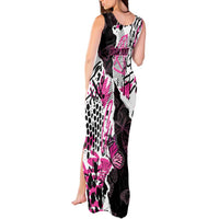 Personalized Pink Power Graffiti Tank Maxi Dress Breast Cancer Awareness - Wonder Print Shop