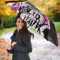 Pink Power Graffiti Umbrella Breast Cancer Awareness - Wonder Print Shop