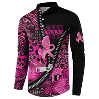 Pink Ribbon Animals Skin African Mixed Button Sweatshirt Zipper Stylized - Wonder Print Shop