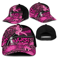 Pink Ribbon Animals Skin African Mixed Classic Cap Zipper Stylized - Wonder Print Shop