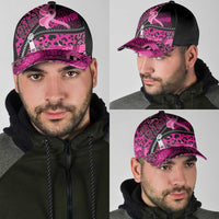 Pink Ribbon Animals Skin African Mixed Classic Cap Zipper Stylized - Wonder Print Shop