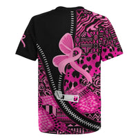 Pink Ribbon Animals Skin African Mixed Rugby Jersey Zipper Stylized - Wonder Print Shop