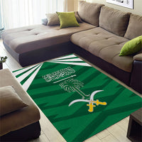 Saudi Arabia Area Rug Happy National Day