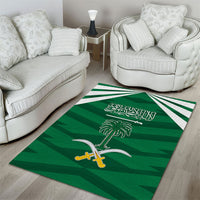 Saudi Arabia Area Rug Happy National Day