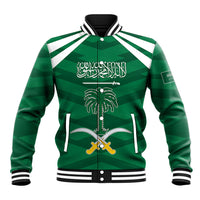 Personalized Saudi Arabia Baseball Jacket Happy National Day