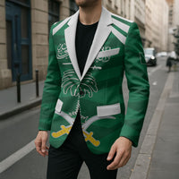 Personalized Saudi Arabia Blazer Happy National Day