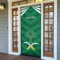 Personalized Saudi Arabia Door Cover Happy National Day
