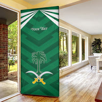 Personalized Saudi Arabia Door Cover Happy National Day