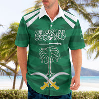 Personalized Saudi Arabia Hawaiian Shirt Happy National Day