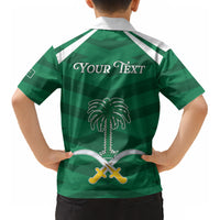 Personalized Saudi Arabia Kid Hawaiian Shirt Happy National Day