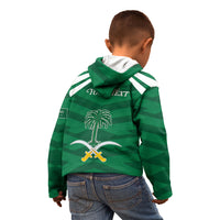 Personalized Saudi Arabia Kid Hoodie Happy National Day