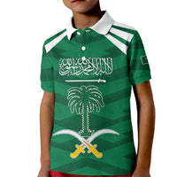 Personalized Saudi Arabia Kid Polo Shirt Happy National Day