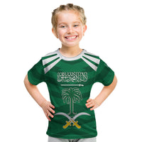 Personalized Saudi Arabia Kid T Shirt Happy National Day