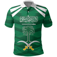 Personalized Saudi Arabia Polo Shirt Happy National Day