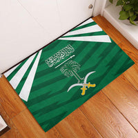 Saudi Arabia Rubber Doormat Happy National Day