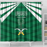 Saudi Arabia Shower Curtain Happy National Day