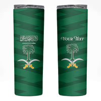 Personalized Saudi Arabia Skinny Tumbler Happy National Day