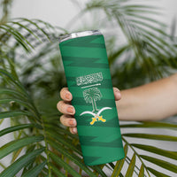 Personalized Saudi Arabia Skinny Tumbler Happy National Day