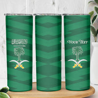 Personalized Saudi Arabia Skinny Tumbler Happy National Day