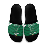 Saudi Arabia Slide Sandals Happy National Day