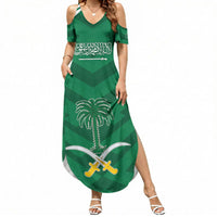 Personalized Saudi Arabia Summer Maxi Dress Happy National Day