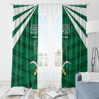 Saudi Arabia Window Curtain Happy National Day