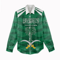 Personalized Saudi Arabia Women Casual Shirt Happy National Day