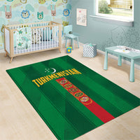 Turkmenistan Area Rug Happy Independence Day