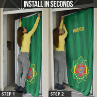 Personalized Turkmenistan Door Cover Happy Independence Day