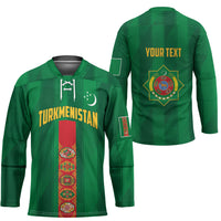 Personalized Turkmenistan Hockey Jersey Happy Independence Day