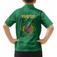 Personalized Turkmenistan Kid Hawaiian Shirt Happy Independence Day