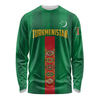 Personalized Turkmenistan Long Sleeve Shirt Happy Independence Day