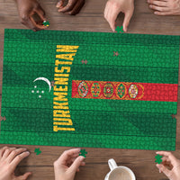 Turkmenistan Puzzle Happy Independence Day