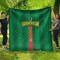 Turkmenistan Quilt Happy Independence Day