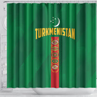 Turkmenistan Shower Curtain Happy Independence Day