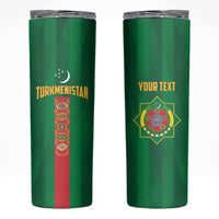 Personalized Turkmenistan Skinny Tumbler Happy Independence Day