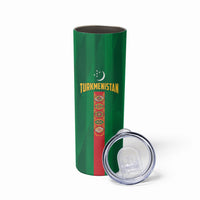 Personalized Turkmenistan Skinny Tumbler Happy Independence Day
