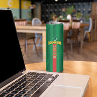 Personalized Turkmenistan Skinny Tumbler Happy Independence Day