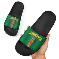 Turkmenistan Slide Sandals Happy Independence Day