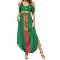 Personalized Turkmenistan Summer Maxi Dress Happy Independence Day