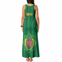 Personalized Turkmenistan Tank Maxi Dress Happy Independence Day