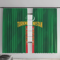 Turkmenistan Window Curtain Happy Independence Day