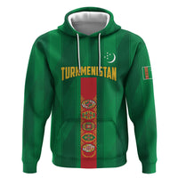 Personalized Turkmenistan Zip Hoodie Happy Independence Day