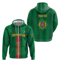 Personalized Turkmenistan Zip Hoodie Happy Independence Day