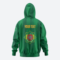 Personalized Turkmenistan Zip Hoodie Happy Independence Day