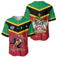 St Kitts and Nevis 42nd Independence Day Baseball Jersey Country Above Self LT01