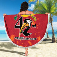 St Kitts and Nevis 42nd Independence Day Beach Blanket Country Above Self - Wonder Print Shop