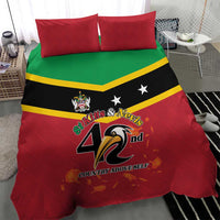 St Kitts and Nevis 42nd Independence Day Bedding Set Country Above Self - Wonder Print Shop